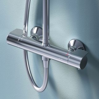 Душевая система AM.PM X-Joy F0785A400 с термостатом Хром