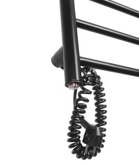 Полотенцесушитель электрический Domoterm Аврора DMT 109-5 50x71 EK L чёрный