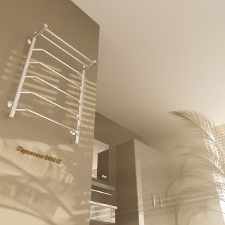 Электрический полотенцесушитель Altasan Горизонт П Горизонт8050П с полкой Хром 80х50