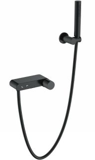 Смеситель для раковины Boheme Stick 123-BB чёрный матовый