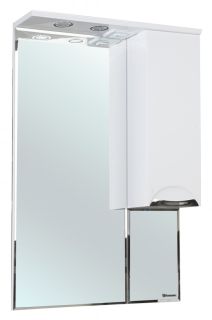 Зеркало-шкаф с подсветкой Bellezza Альфа 55см правый белый 00000005251