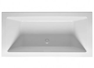 Акриловая ванна Riho Rethink Fall Cubic Plug and Play B109023005 L заполнение через перелив 190х90см белый