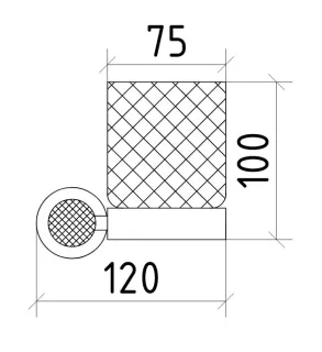 Стакан для зубных щёток Boheme Royal Cristal 10924-BR-B бронза/чёрный