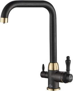 Смеситель для кухни ZORG Steel Hammer SH 725 BLACK BR