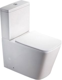 Унитаз-компакт SantiLine SL-5017 безободковый белый