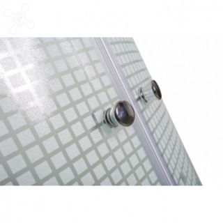 Душевая кабина Deto L 908 с электрикой 80х80х215 см