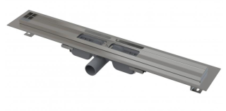 Душевой лоток AlcaPlast с порогами для перфорированной решетки 105см хром APZ101-1050