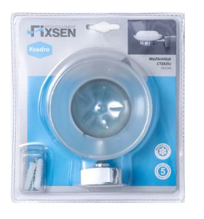 Мыльница FIXSEN Kvadro стекло (FX-61308)