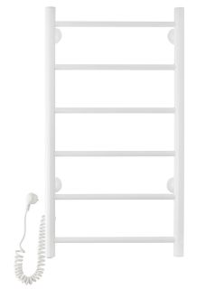Полотенцесушитель электрический Domoterm Аврора DMT 109-6 40х80 EK L белый