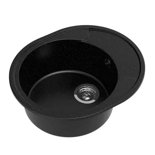 Мойка кухонная Reflexion Allonge 58-BL RF0658BL черный