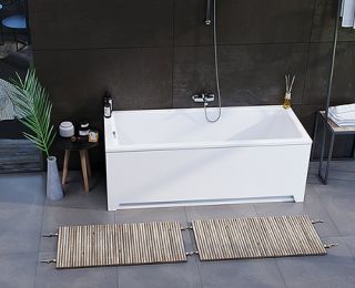 Акриловая ванна прямоугольная АКВАТЕК Eco-friendly София 170х70 SOF170-0000001