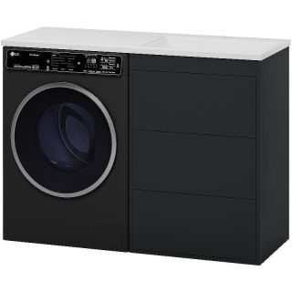 Напольная тумба под раковину Brevita Grafit 120 R УТ000015422 Графит матовый