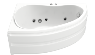 Акриловая ванна Bas Алегра 150x90 см левая без гидромассажа