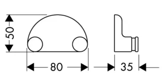 Крючок Hansgrohe Terrano 40531810 хром