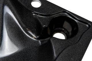 Раковина над стиральной машиной Stella Polar Элиза SP-00001371 60см чёрный металлик