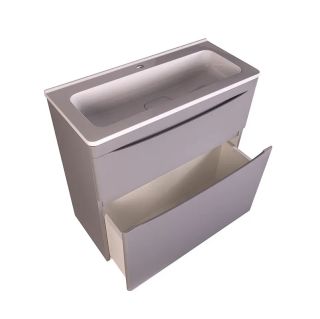 Тумба под раковину Style Line Бергамо СС-00002315 мини 80 Люкс антискрейтч Plus 80 см
