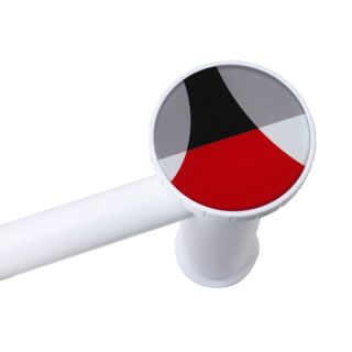 Смеситель для раковины Bronze de Luxe 9009W-R, белый/красный