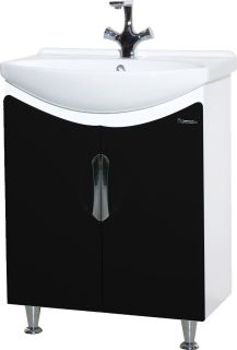 Тумба под раковину Bellezza Лагуна 65см чёрный 00000001379
