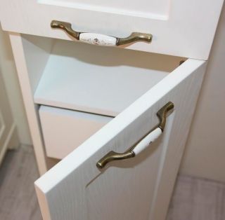 Шкаф Акватон Леон Н дуб белый 1A187903LBPS0