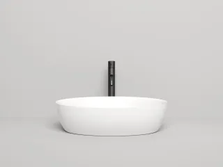 Накладная раковина Salini Alda 01 S-Stone 110621M 58см белый матовый