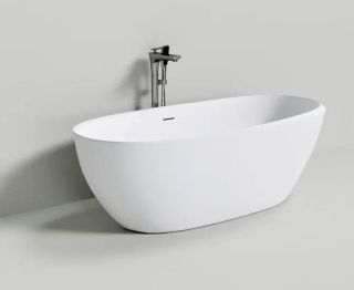 Ванна из искусственного камня NT Bagno Venezia NT204 160x70см белый матовый