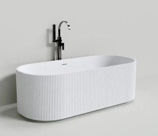 Ванна из искусственного камня NT Bagno Cielo NT220 170x75см белый матовый