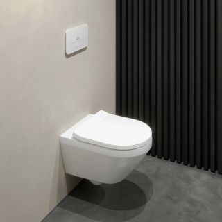 Унитаз подвесной Villeroy Boch Architectura TwistFlush, с открытым смывным краем 4616CB01 альпийский белый