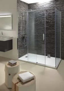 Душевая дверь Jacob Delafon Contra E22C100-GA 100 см профиль хром стекло прозрачное