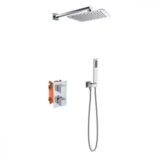 Душевой комплект Vincea VSFW-102TCH термостатическая хром
