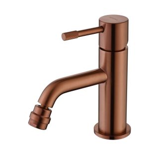 Смеситель для биде Boheme Uno 466-CB брашированная медь