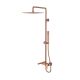Душевая стойка Boheme Qubic 478-CB брашированная медь