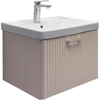 Тумба с раковиной Comforty Ангара 60 00-00021034 подвесная Дуб латте