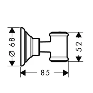 Держатель ручного душа Hansgrohe 16325820 хром