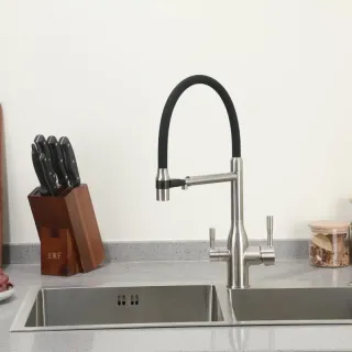 Смеситель для кухни Frap F4398-5 сатин