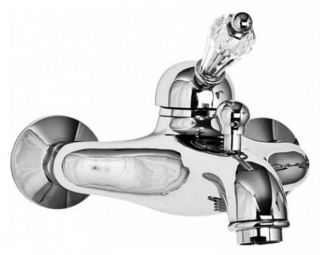 Однорычажный смеситель для ванны и душа, хром Cezares VINTAGE-VM-01-Sw