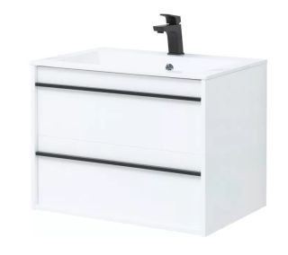 Тумба под раковину Aquanet Lino 253902 70 см белый матовый