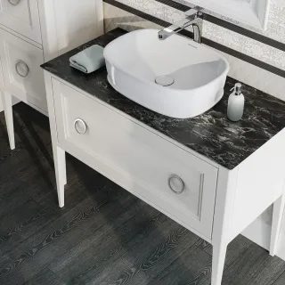 Тумба под раковину Kerama Marazzi Plaza Classic Neo PL.CN.120.1+1\WHT.M 120 см белый матовый