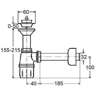 Сифон Viega 103927 для раковины