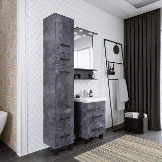 Тумба под раковину Бриклаер Чили 4627125415203 55 см цемент