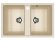Кухонная мойка Ulgran Classic U-608-328 бежевый