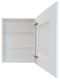 Зеркало-шкаф с подсветкой Continent Allure МВК003 правый 55см белый