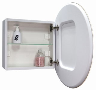 Зеркало-шкаф с подсветкой Continent Torneo White МВК085 70см белый