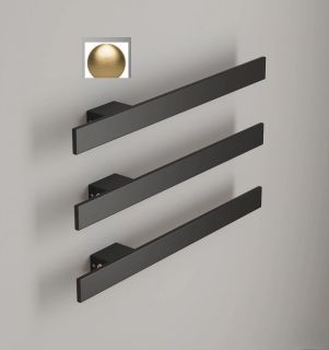 Электрический полотенцесушитель Broner Scompartimento SM.007.100.0000.МG 100 см с кнопкой золото матовое