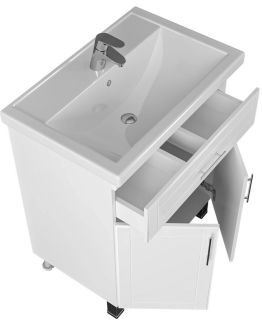 Тумба под раковину СанТа Дублин 223004 70см белый