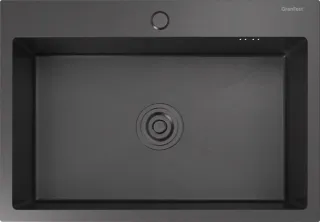 Мойка кухонная GranFest METAL 6545 PVD графит