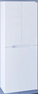 Пенал СанТа Лондон 524005 с бельевой корзиной 60см белый