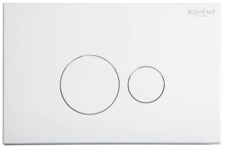 Кнопка смыва Boheme 668-W белый матовый