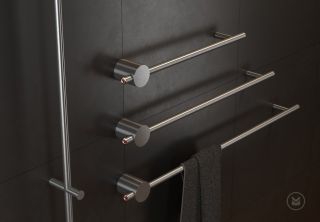 Электрический полотенцесушитель Broner Bruno BR.007.060.0000.SS 60 см с кнопкой сатин шёлк