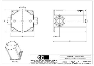Скрытая часть Gessi Goccia 33745.031