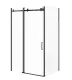 Душевой уголок Cerutti SPA CEZA'S120B черный 120х90